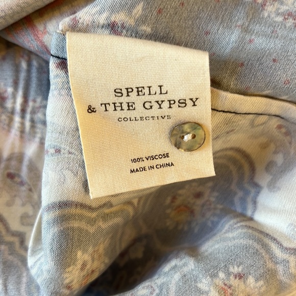 Like new Spell x Babyanything x Elle Ferguson Rumour Print Shirt Dress, SM - Picture 6 of 8